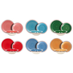 STAR 71516 servizio da tavola 18 pz Ceramica Colori assortiti