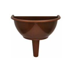 Vaso Cimitero Plastica - Bronzo - 20x25 cm - Erba