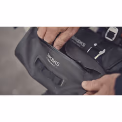Brooks Scape Frontale Borsa da bicicletta 3 L Alluminio, Nylon Nero - Vista aggiuntiva 5