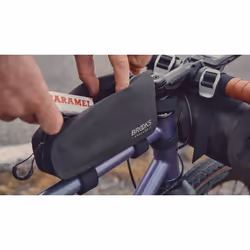Brooks Scape Cornice Borsa da bicicletta 0,9 L Nero - Vista aggiuntiva 6