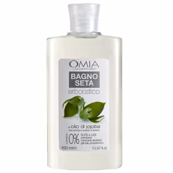 OMIA Laboratori Bagno Seta Jojoba 400 ml, Gel doccia, 400 ml, Adulti, Unisex, Corpo, Pelle secca