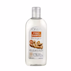OMIA Laboratori Fisio Shampoo Semi di Lino 250 ml, 250 ml, Shampoo, Professionale, Unisex, Capelli fragili, Capelli rovinati, ...