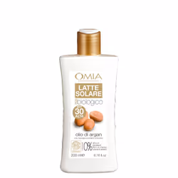 OMIA Laboratori Latte Solare SPF30, Latte per la protezione solare, Bottiglia, Idratante, Protezione, Pelle sensibile, 200 ml ...