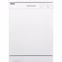 Nikkei Italia VNDW12, Libera installazione, Dimensione massima (60 cm), Bianco, Bianco, Pulsanti, Manopola, Superiore