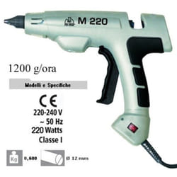 Romeo Maestri - Romeo Mestri ® - Incollatrice M220 Professionale 220w Pistola Per Colla a Caldo -