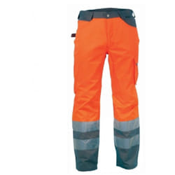 Cofra - Pantalone Ray Catarifrangenti Da Lavoro Antinfortunistica - Arancione 54