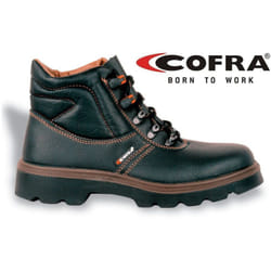 Cofra - Scarpe Da Lavoro Polacco Pelle Nero/daino Sint./lamina Apt New Paride - 46