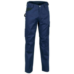 Cofra - Pantalone Drill Cotone Poliestere Da Lavoro Antinfortunistica 4 Stagioni - Navy 52