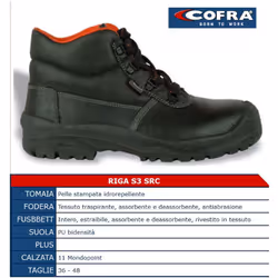 Scarpa comoda e resistentissima, realizzato in pelle stampata idrorepellente, possiedono una fodera in tessuto traspirante ch ...