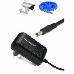 Maxtech - Caricabatterie Dc 5,5mm x 2,1 Mm Trasformatore Output 12v/3000ma Ca-s017t -