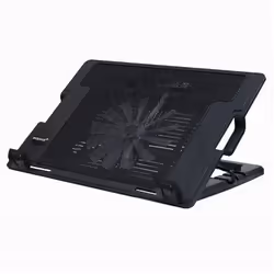 SUPPORTO NOTEBOOK VENTOLA RAFFREDDA PC BASE REGOLABILE VENTOLA COOL PAD LAPTOPSupporto dotato di ventola alimentate tramite U ...