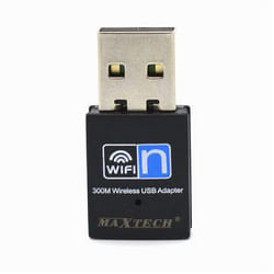 Maxtech - Chiavetta Pennetta Adattatore Wireless Wifi Usb 300m Nano Pc Computer Wi-fip002 -