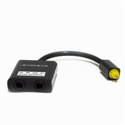 Maxtech - Cavo Splitter Sdoppiatore Audio Fibra Ottica Maschio 2 Ingressi Femmina Spl-fb01 -