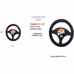 COPRIVOLANTE FODERA STERZO DARK I MAXTECH PER AUTO IN GOMMA UNIVERSALE 36CM CV-10Se sei alla ricerca di comfort, praticità e ...
