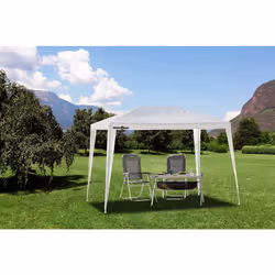 Gazebo multiuso BRUNNER SPRINT, dimensione 3 x 3 x H1,95/2,50 m, di facile montaggio e smontaggio. Dotato di paleria in accia ...