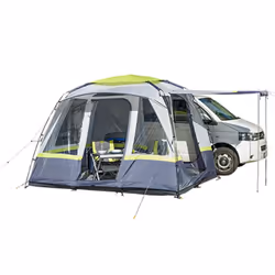 Brunner Rambler, Campeggio, Struttura rigida, Tenda a tunnel, 9,1 m², 12,8 kg, Verde, Grigio, Bianco
