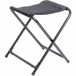 Brunner Aravel 3D Stool, 80 kg, Sedia da campeggio, 4 gamba/gambe, 1,2 kg, Poliestere, Nero