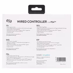 Qubick Wired Controller Nero Bianco (PS4) - Vista aggiuntiva 8