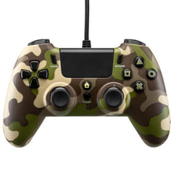 Qubick ACP40171 periferica di gioco Mimetico USB Gamepad Analogico/Digitale PC, PlayStation 4