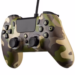 Qubick ACP40171 periferica di gioco Mimetico USB Gamepad Analogico/Digitale PC, PlayStation 4