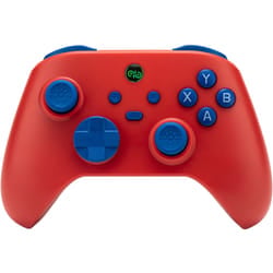 Qubick COSW0014 periferica di gioco Blu, Rosso Bluetooth Gamepad Analogico/Digitale Nintendo Switch 2, PC