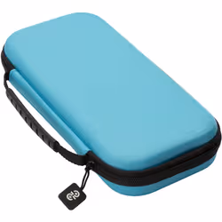 Qubick ACS20030 custodia per console portatile Custodia rigida Nintendo Nylon Nero, Blu - Vista aggiuntiva 2