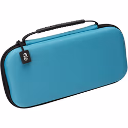 Qubick ACS20030 custodia per console portatile Custodia rigida Nintendo Nylon Nero, Blu - Vista aggiuntiva 3