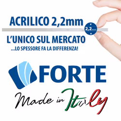 Porta Doccia Sopravasca 140 CM in Acrilico mod. Plutone 2 con apertura centrale - Vista aggiuntiva 4