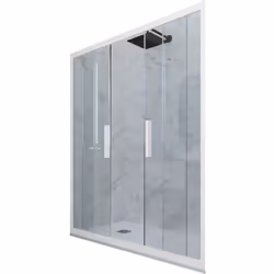 La nuova gamma di Porta doccia scorrevole in resina e cristallo temprato da 6mm è rigorosamente MADE IN ITALY. L'innovativo a ...