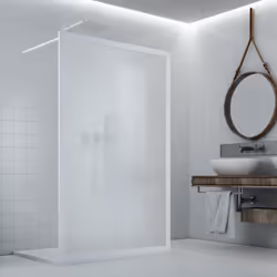 La Parete doccia Walk-in Free Beatrix Centrale è realizzata con profili in PVC stabilizzato al calcio zinco (Ca-Zn), senza al ...