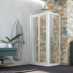 Box doccia saloon 80x100 ap. 100 cm h 190 in Acrilico mod. Delta Duo