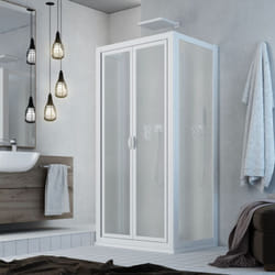 Box doccia 3 lati saloon 90x90x90 cm h 190 in acrilico mod. Delta trio