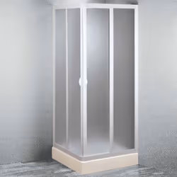 Box doccia 80x80 CM in Acrilico mod. Smart con apertura centrale - Vista aggiuntiva 4