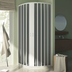 Box Doccia Semicircolare 90x90 CM H185 Raggio 55 PVC mod. Sharp Centrale