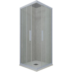 Box doccia 70x80 angolare scorrevole Blu Vintage h 200 Kolors