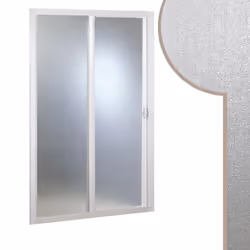 Porta doccia 100 CM in Acrilico mod. Smart con apertura laterale