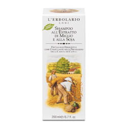 L'erbolario Shampoo Miglio Soia per Lavaggi Frequenti Capelli 200ml