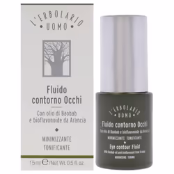 Uomo Viso Fluido è un contorno occhi, che distende lo sguardo e la zona intorno agli occhi e contrasta le rughe. Flacone da 1 ...