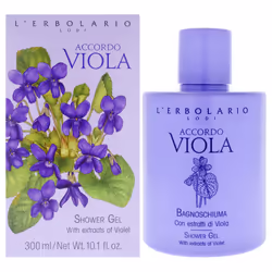 L'Erbolario Accordo Viola è un bagnoschiuma adatta per tutti i tipi di pelle. Flacone da 300ml.