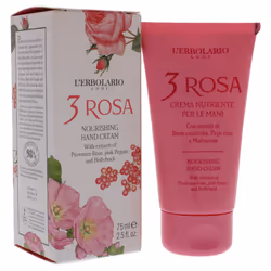 L'Erbolario 3 Rosa Crema Nutriente per le Mani 75ml