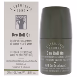 L'Erbolario Uomo è un deodorante roll on per uomo e profuma sotto le ascelle a lungo. Flacone da 50ml.