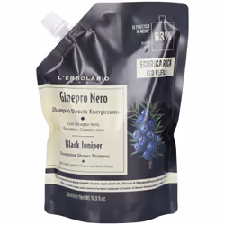 L'Erbolario Ginepro Nero Bagnoschiuma Ricarica è ideale per coloro che cercano un bagnoschiuma ricco e aromatico, caratterizz ...