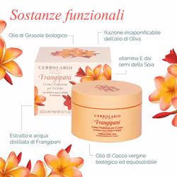 L'erbolario Frangipani Crema Idratante Profumata Corpo 200ml