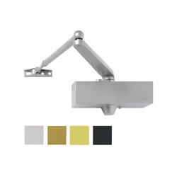 Codice: LF-0960006 Marca: ASSA ABLOY. Corpo monoblocco ghisa - Custodia ABS Braccetto acciaio con arresto Regolazione velocit ...