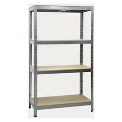 Grima - scaff.legno/metallo 4 ripiani