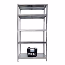 SCAFFALE IN METALLO MACISTE 120 X 50 X 234 H 5 PIANI KG 260 SENZA BULLONI GRIMA: QUALITA . RESPONSABILITÀ. INNOVAZIONE. Dal 1 ...