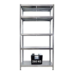 Grima - scaffale in metallo maciste 120 x 50 x 234 h 5 piani kg 260 senza bulloni
