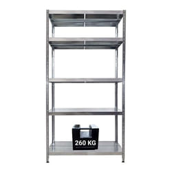 Grima - scaffale in metallo maciste 120 x 60 x 195 h 5 piani kg 260 senza bulloni