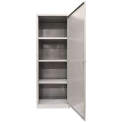 Grima - armadio in metallo con 3 piani e 1 anta 60 x 40 x H167 cm