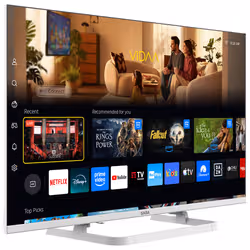 SABA SA32WHM10VDA SMART TV Bianco 32" HD READY, Sistema operativo VIDAA, Triplo tuner DVBT2/C/S2 HEVC MAIN10, Certificato TivuSAT, Piedistallo centrale, Dolby Audio - Vista aggiuntiva 3